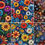 Thumbnail: Dotted Flowers Backgrounds DIGITAL 20 Card Background Printabl