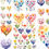 Thumbnail: Flower Hearts Clipart Images 20 Instant Download