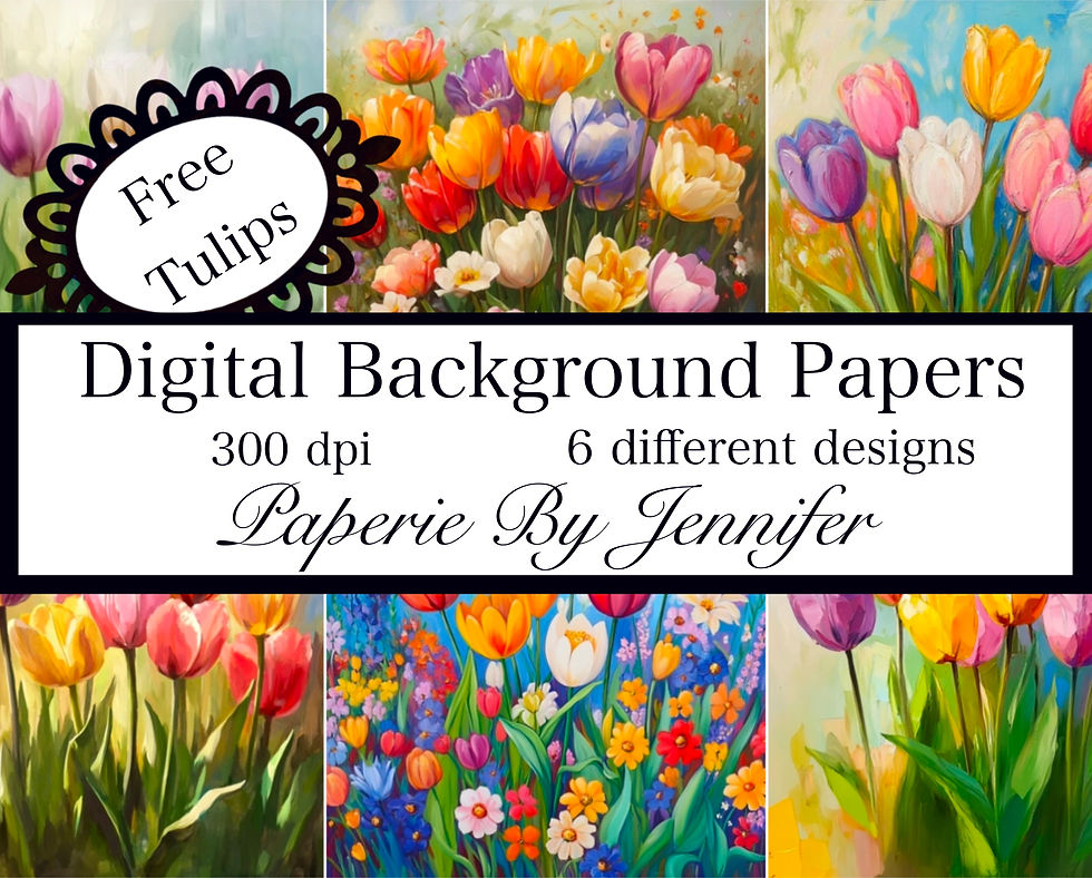 Free Digital File: Tulip Flower Images