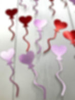 Thumbnail: Die Cuts Heart Balloon 22 Pieces Glitter Foil Specialty Basic Cardstock Heart