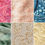 Thumbnail: Beadwork Backgrounds Images 20 Instant Download