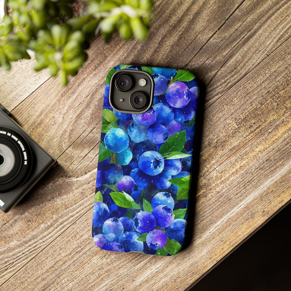 Thumbnail: iPhone 15 16 Case Blueberry Symphony