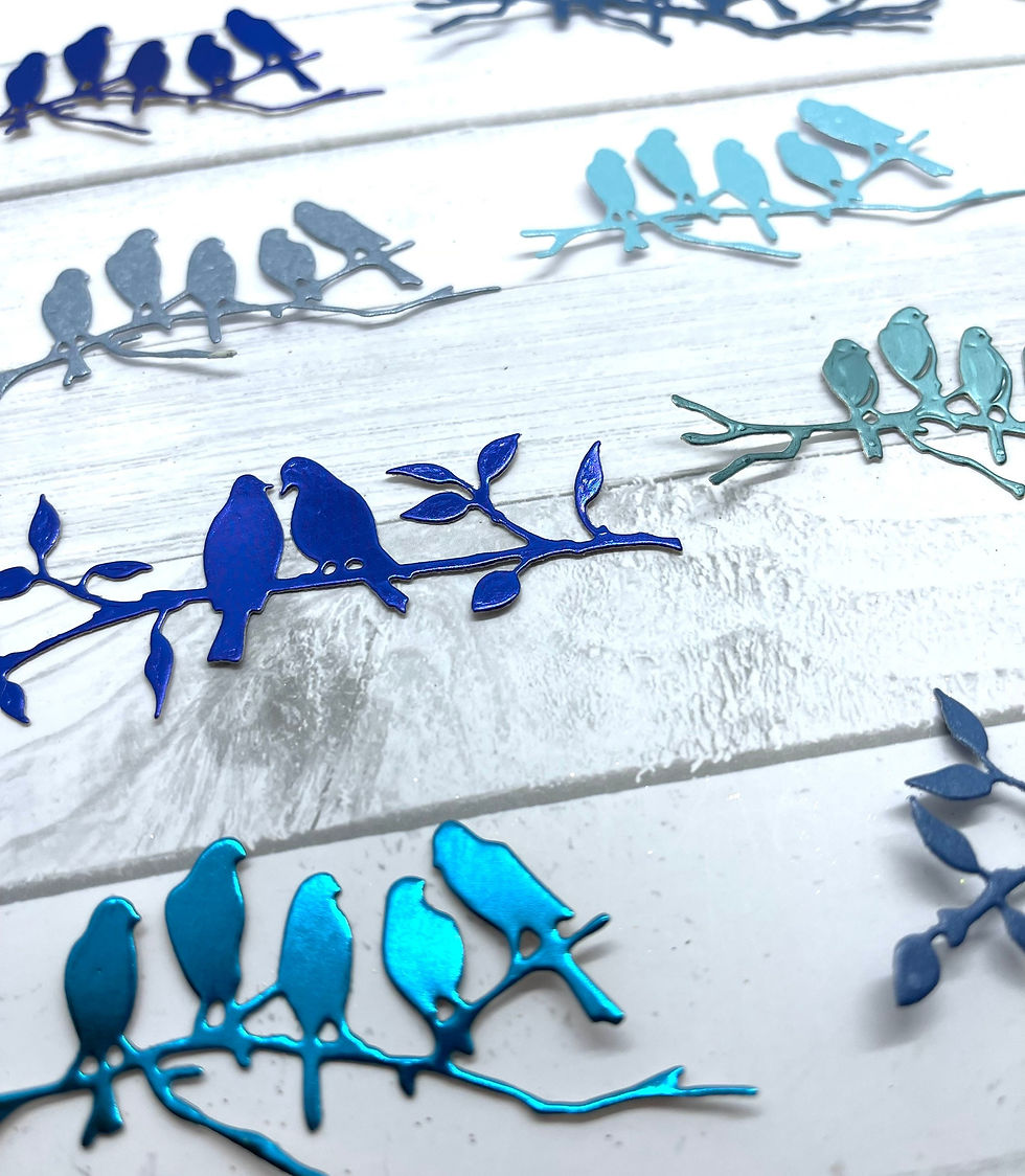 Thumbnail: Die Cuts Birds on a Wire 10 Pieces
