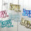 Thumbnail: Die Cuts HAPPY NEW HOME 7 Sets Foil Mirror Glitter Specialty Basic Cardstock