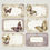 Thumbnail: FlutterBy Butterfly Labels 12 Sheets Ephemera Instant Download Designs Junk