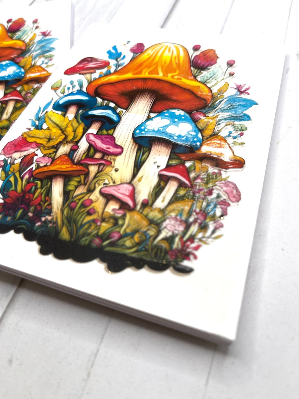 Thumbnail: Cute Mini Mushroom 5 inch Set of 2 Blank Notebook Plants Notebook