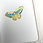 Thumbnail: Art Stickers Foiled Vintage Moths 2 Sheets 12 Stickers Journal Embellishments