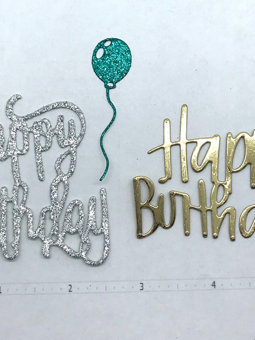 Thumbnail: Die Cuts HAPPY BIRTHDAY Balloons 16 Pieces