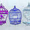 Thumbnail: Die Cuts Birdcage 12 Pieces *You Choose Color* Foil Specialty Basic Cardstock