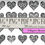 Thumbnail: Filigree Heart Line Art 70 Instant Download SVG PNG JPG Cut File Bundle