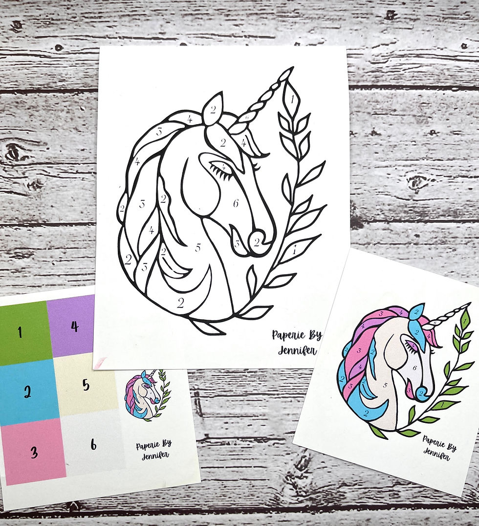 Thumbnail: DIY Paint Kit Unicorn Craft Kit Kids Activities Wood Paint Set Gift