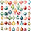 Thumbnail: Ornaments Clipart DIGITAL 20 Card Background Printabl