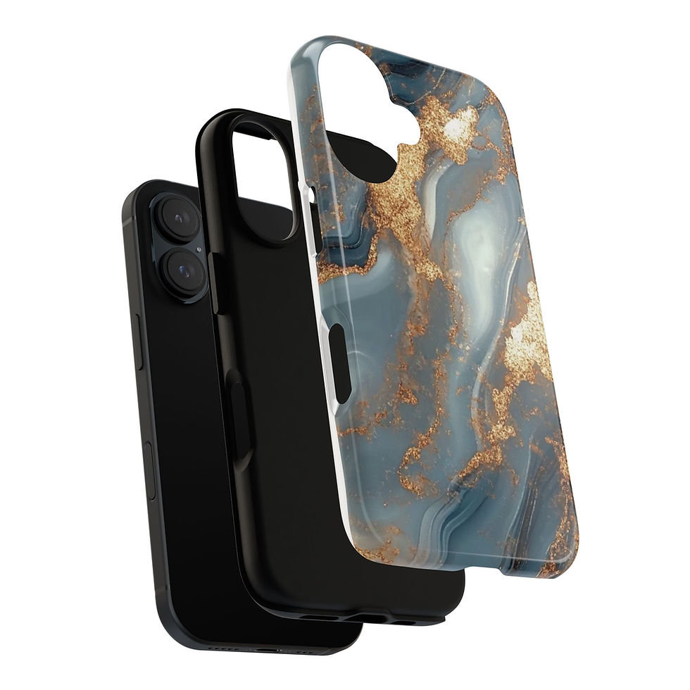 Thumbnail: Phone Case - Stormy Sky Marbled Design
