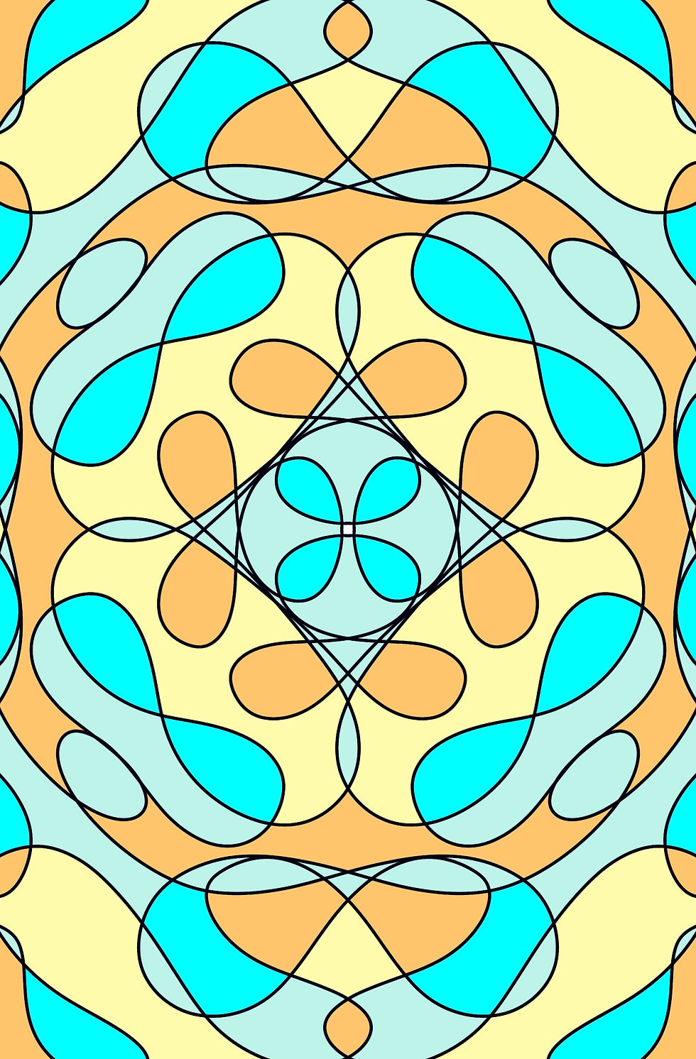 Thumbnail: Simple Symmetry Coloring Book 20 Pages Instant Download