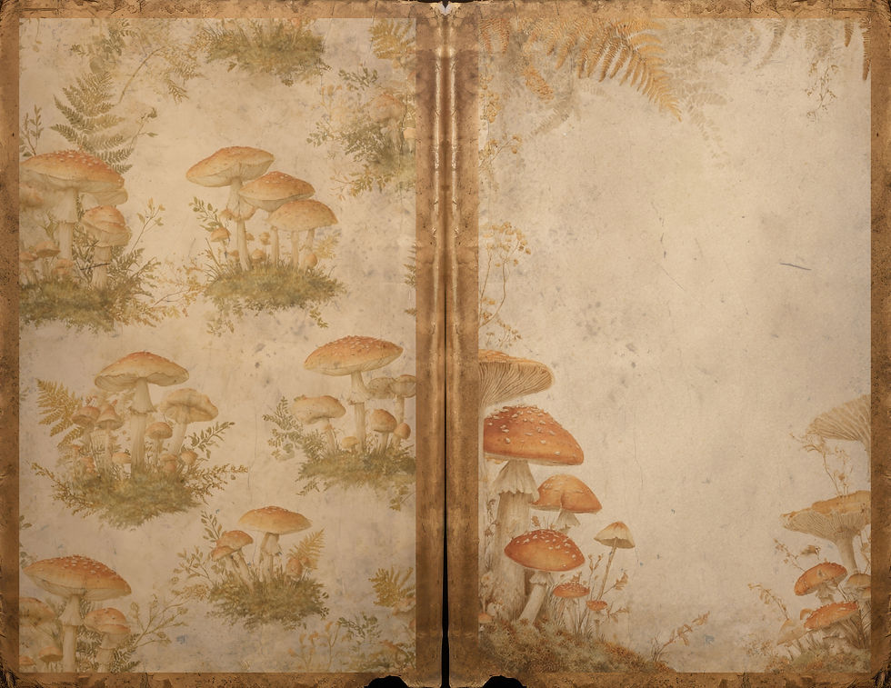 Thumbnail: Shabby Shrooms Junk Journal Kit Instant Download