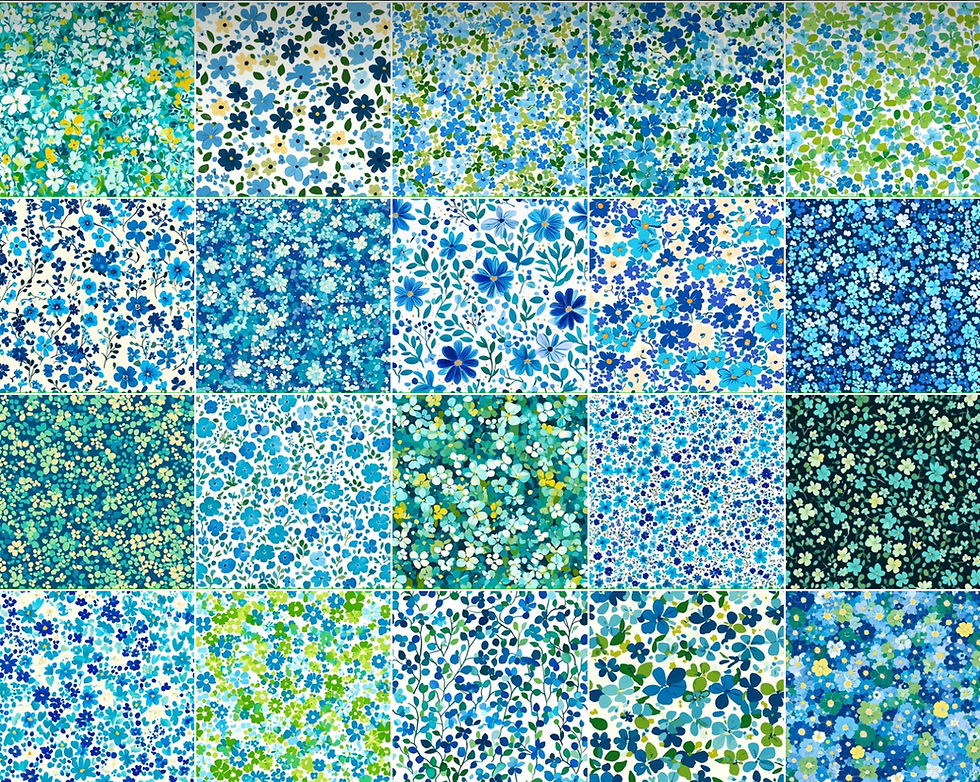 Thumbnail: Tiny Blue Flowers Wallpaper Background Images 20 Instant Download