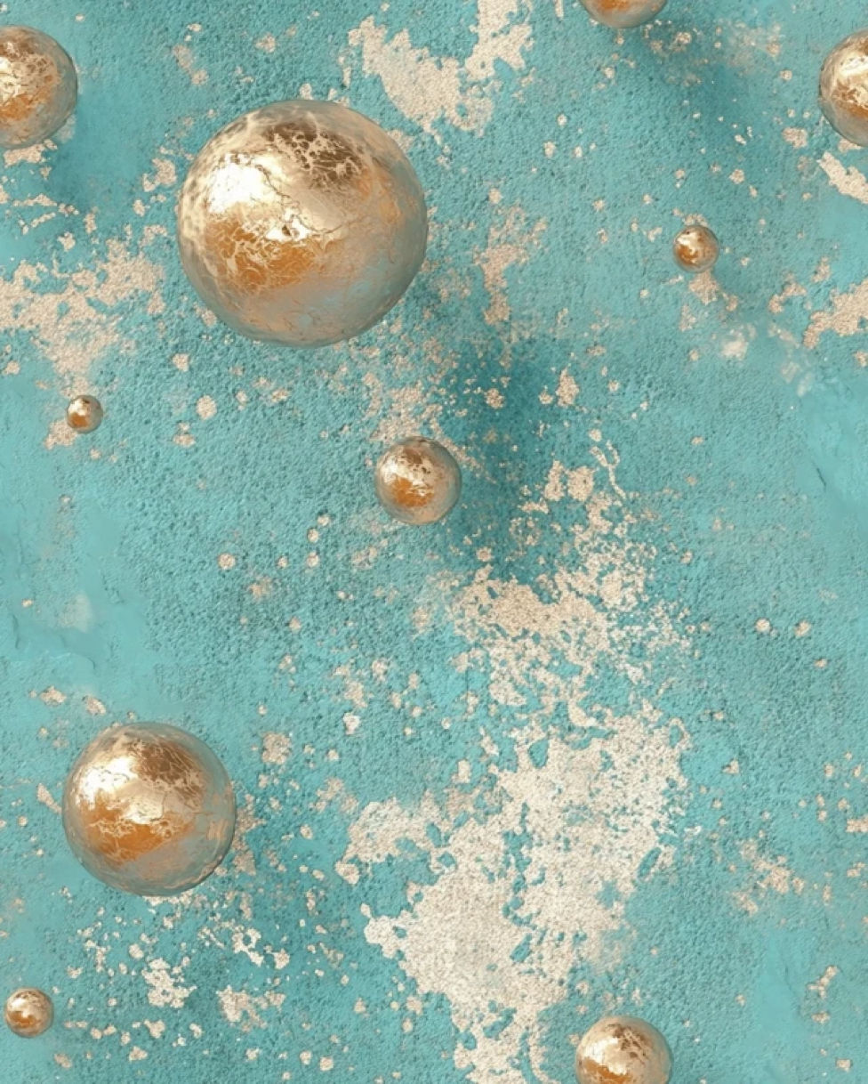 Thumbnail: Alchemy Bubbles Metal Background Images 20 Instant Download