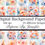 Thumbnail: Watercolor Flowers Backgrounds DIGITAL 20 Card Background Printabl