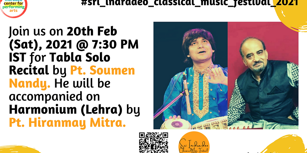 Tabla Solo Recital by Pandit Soumen Nandy