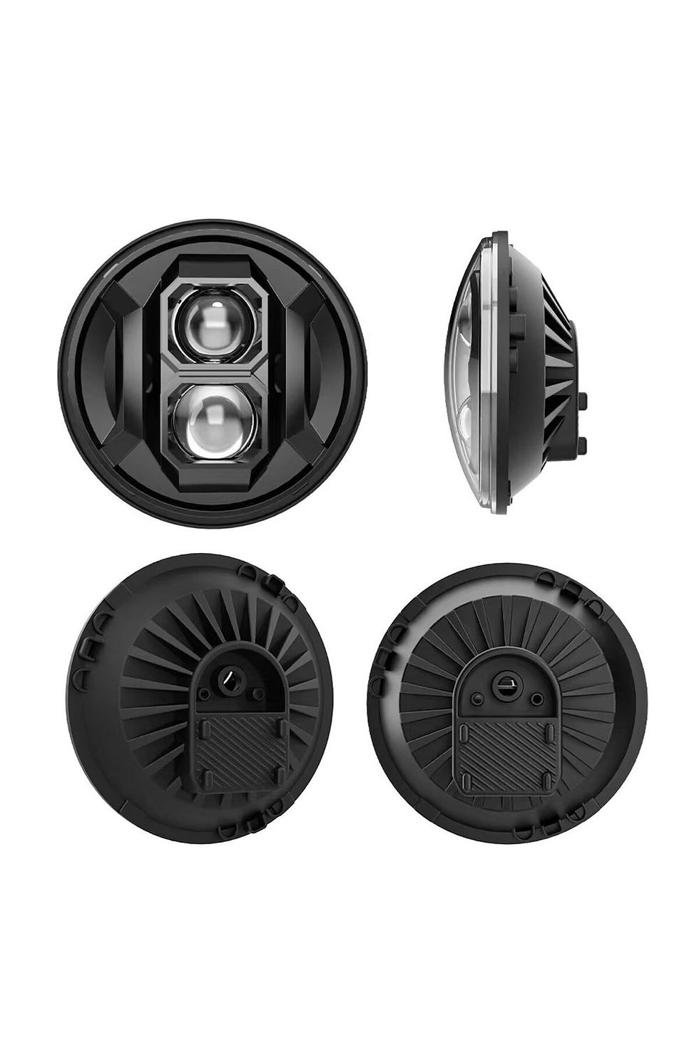 Küçük resim: Jeep Wrangler Uyumlu Orijinal Mercekli Led Far
