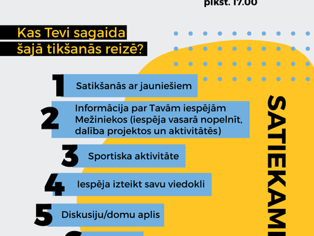 Mežinieku jaunieši, ziņas jums!