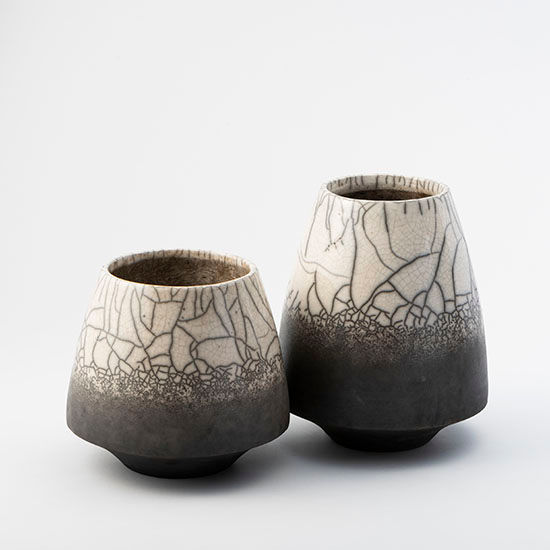 サムネイル： CARACAS VASE 28　パールホワイト