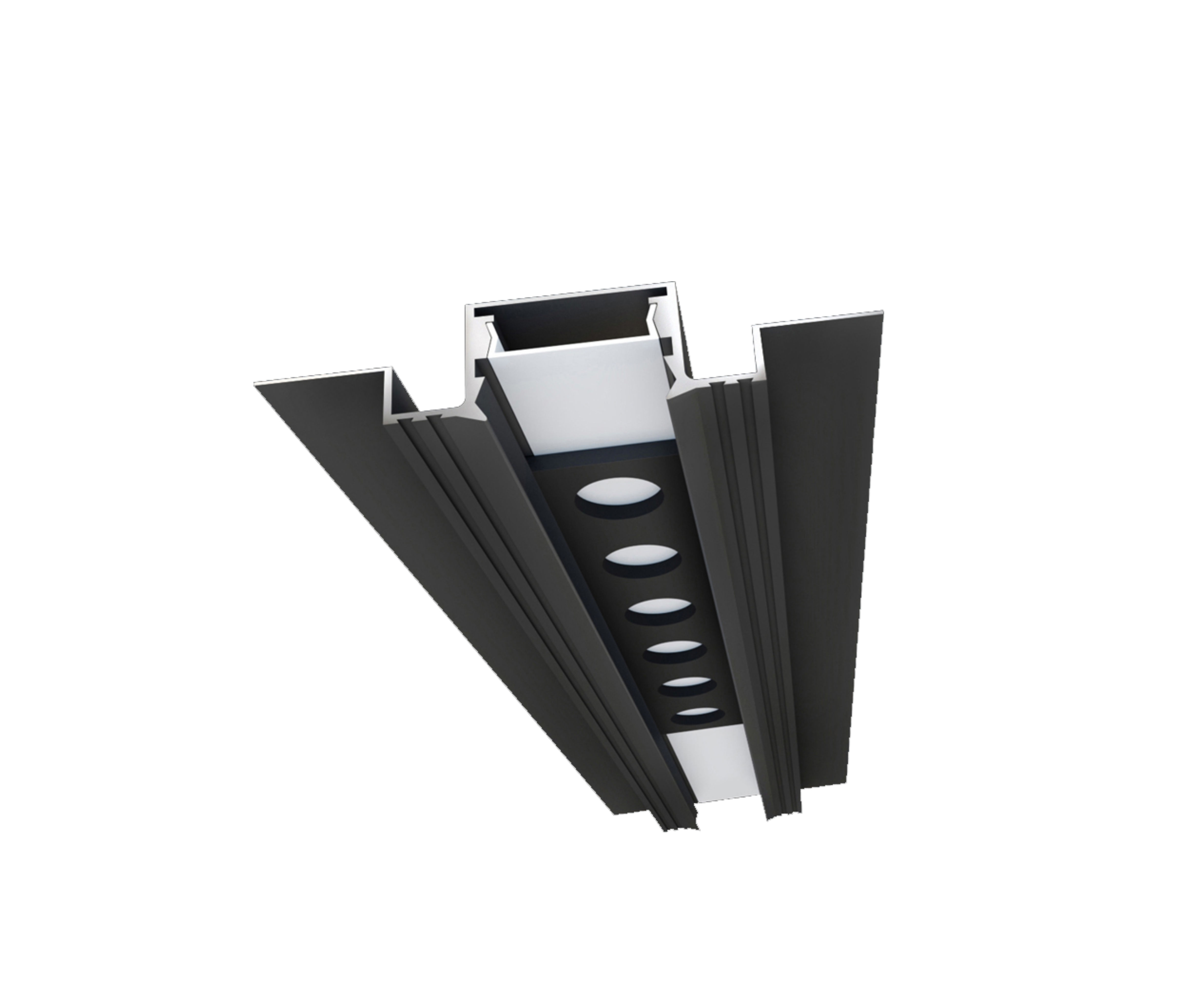 פרופיל תאורת לד שקוע גבס, בשילוב אפקטים דגם :        EFFECT STRIPS