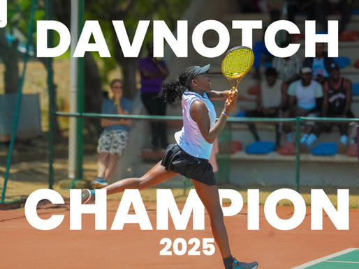 Success Ogunjobi celebrates winning the Davnotch Open Championship 2025
