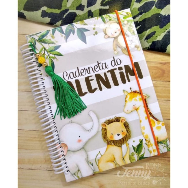 Miniatura: Caderneta Da saúde infantil caderneta de vacina vacinação personalizada