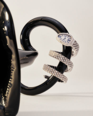 S Magazine Fashion Editorial Luxury Design Accessories Jewellery Wrap Bracelet Pave Diamonds Snake Bvlgari H Photo Michael Kazik Art Direction, Props + Styling Jess Anderson