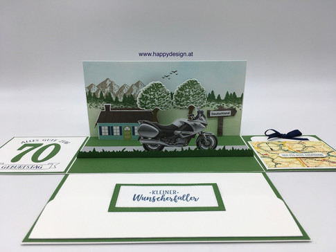 Geburtstagsgeschenk, Box, Explosionsbox, Überraschungsbox