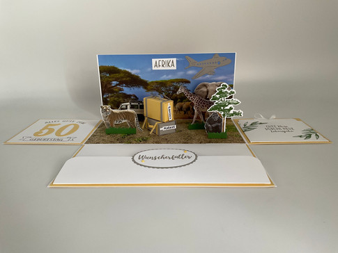 Afrika Reise zum Geburtstag mir Safari