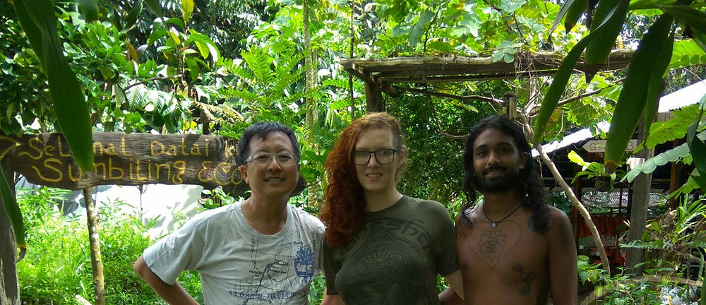 Volunteers at Sumbiling Eco Village