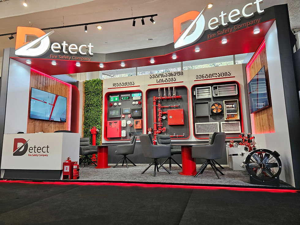 დეტექტის საგამოფენო სტენდი, რომელმაც მიიღო ჯილდო "ყველაზე ინტერაქტიული დიზაინის მქონე სტენდი"