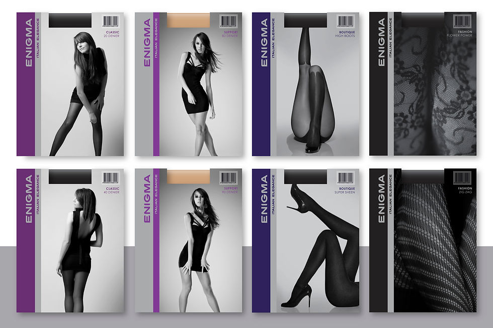 Four ranges of packaging