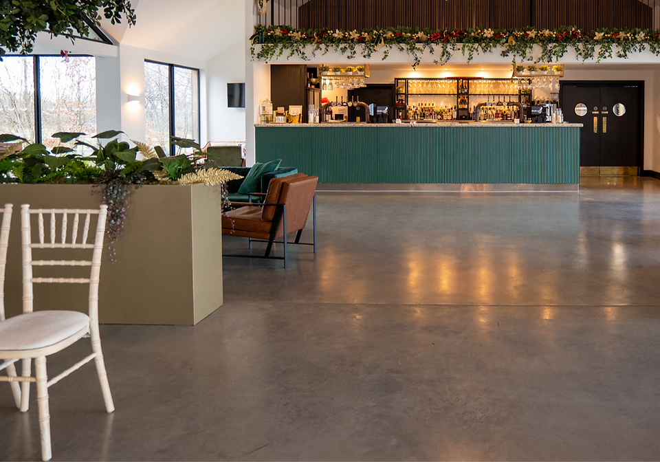 Polished concrete floor