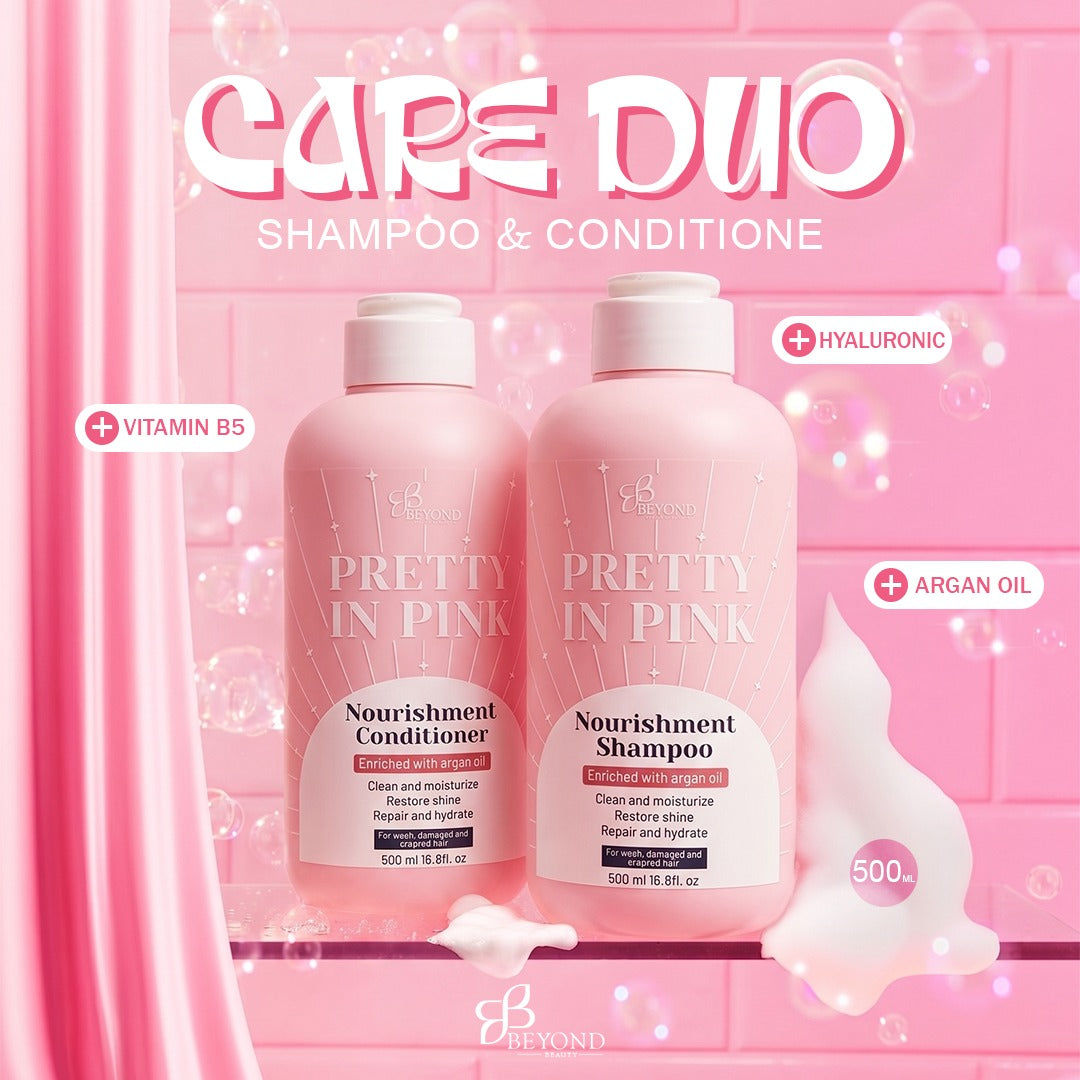 ثنائي العناية Pretty in pink (شامبو + بلسم)
