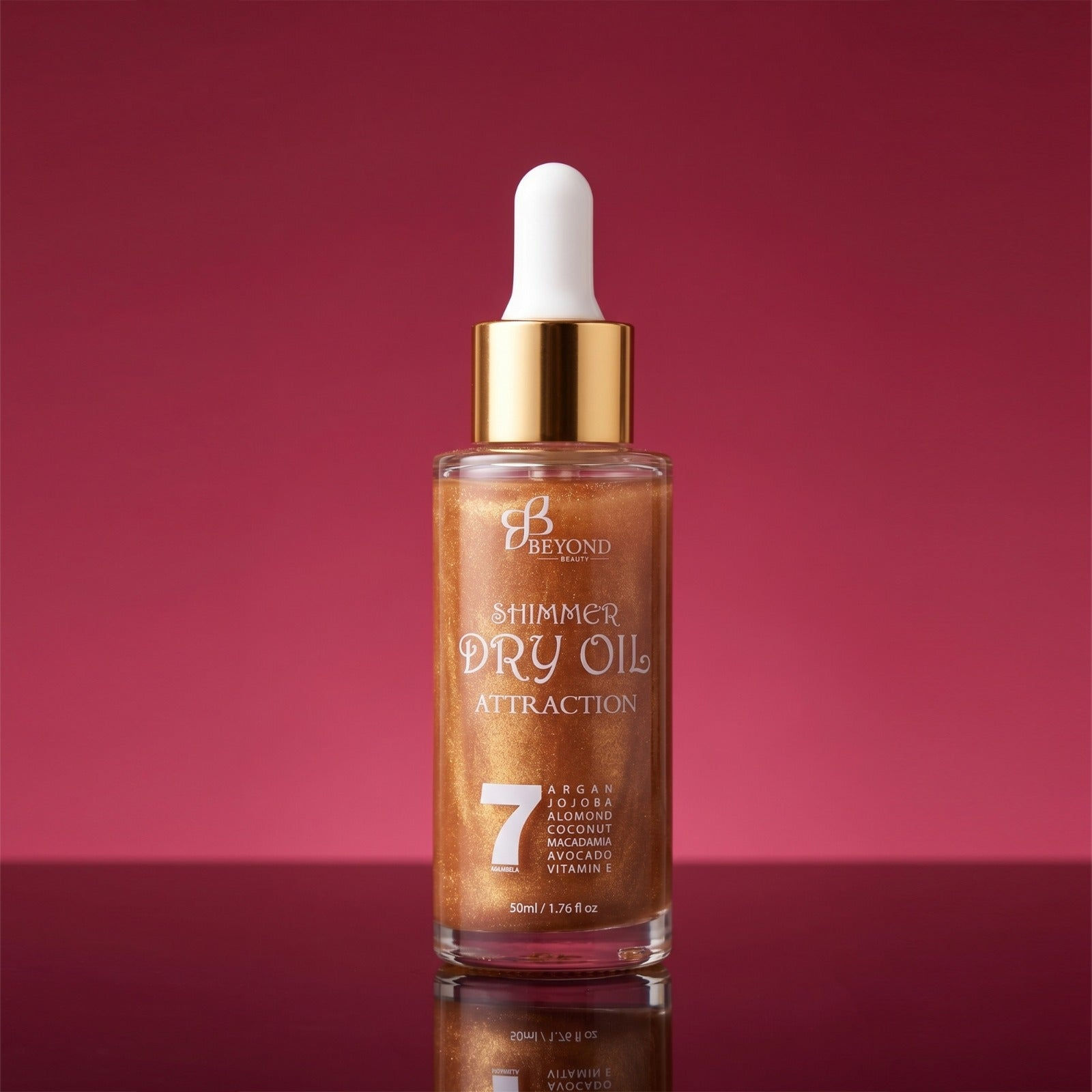 Attraction shimmer dry oil
