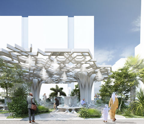 Image perspective 3D concour architecture