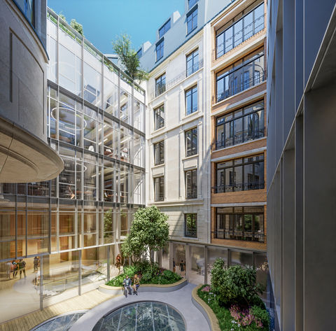 Image perspective 3D concour architecture