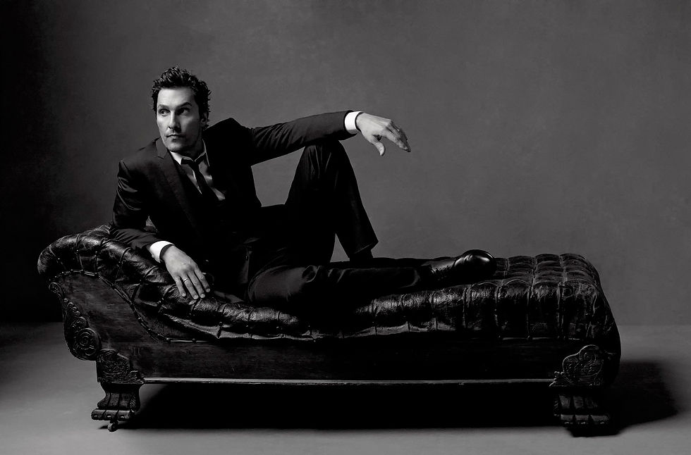 Matthew McConaughey lying down