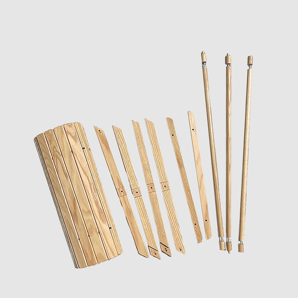 縮圖：ON:PING 原木蛋捲桌 110cm