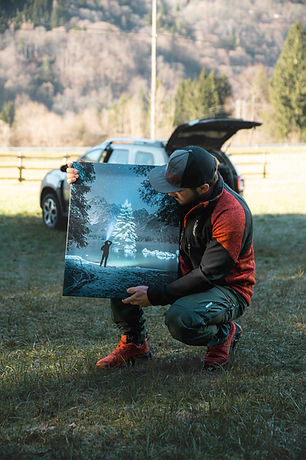 Stampa fotografica paesaggistica su pannello Forex del Lago di Fusine