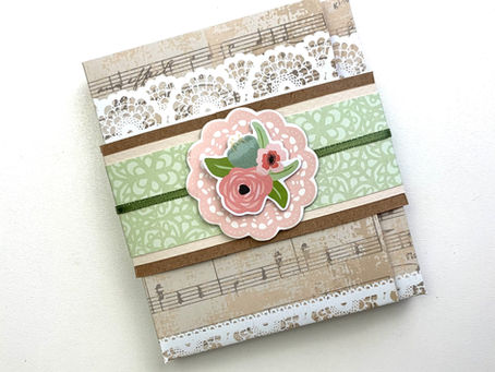 Mini Álbum Quadrado de 1 Página