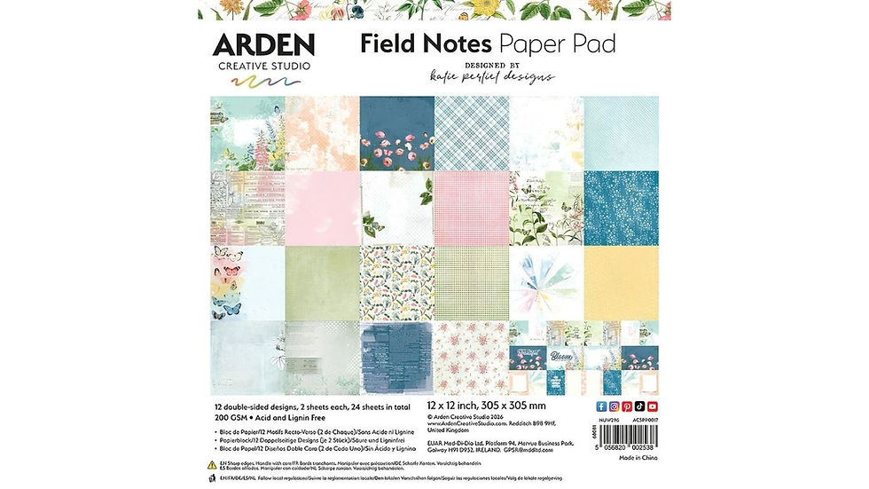 Miniatura: 24 Papéis - Coleção Field Notes - Arden Creative Studio