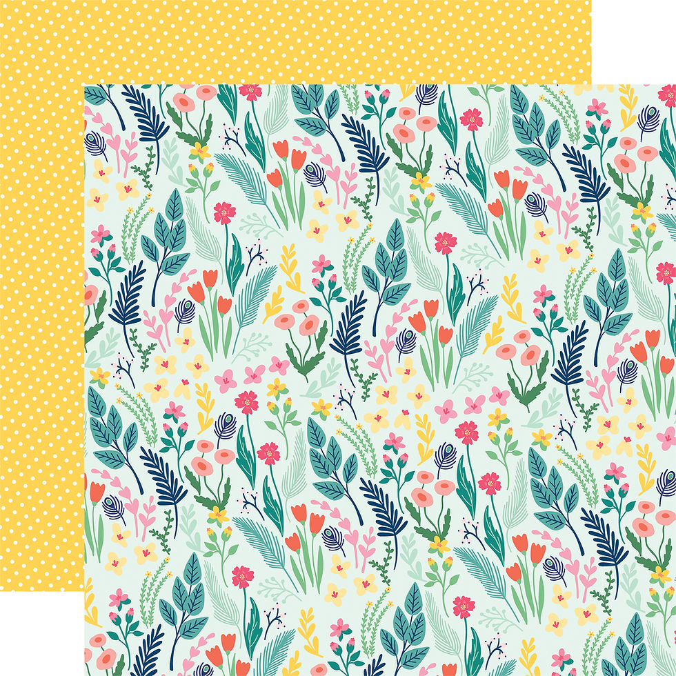 Miniatura: Kit de 12 Papéis + Adesivos - Coleção My Best Life - Echo Park