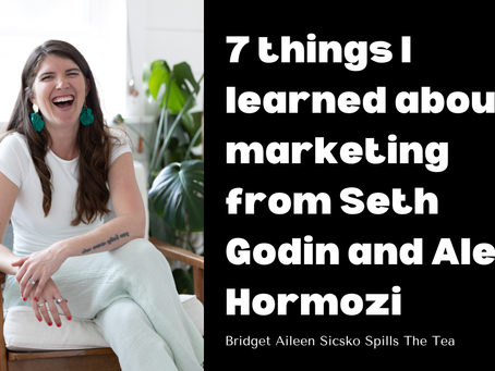 7 things I learned about marketing from Seth Godin and Alex Hormozi