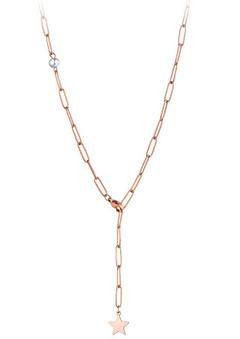 Miniature : Collier Chaine Maillon Etoile Acier inoxydable