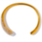 bracelet jonc perle en résine