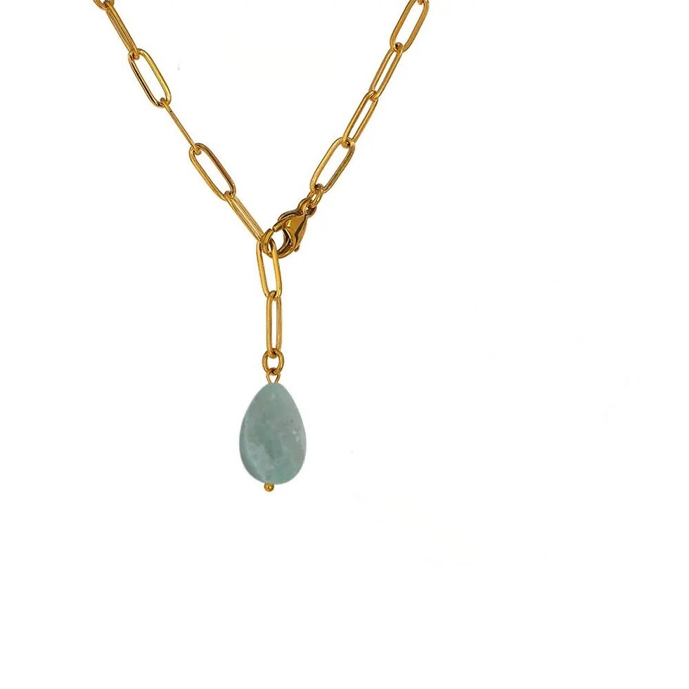 Miniature : collier bohème pierre naturelle agate